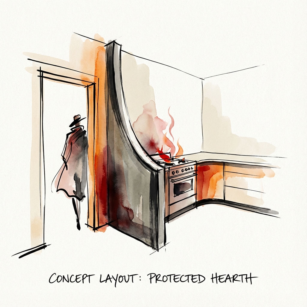 [厨房] 门对灶台——钱财露白必有灾